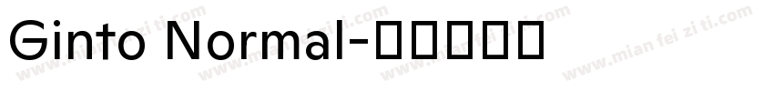 Ginto Normal字体转换